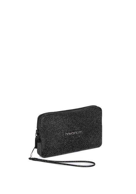 Mini pochette glitter nero HAVAIANAS | R4147273MINI BAG GLITTER-0090